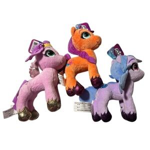 My Little Pony Plush Trio - 6” Pink, Orange, and Lavender